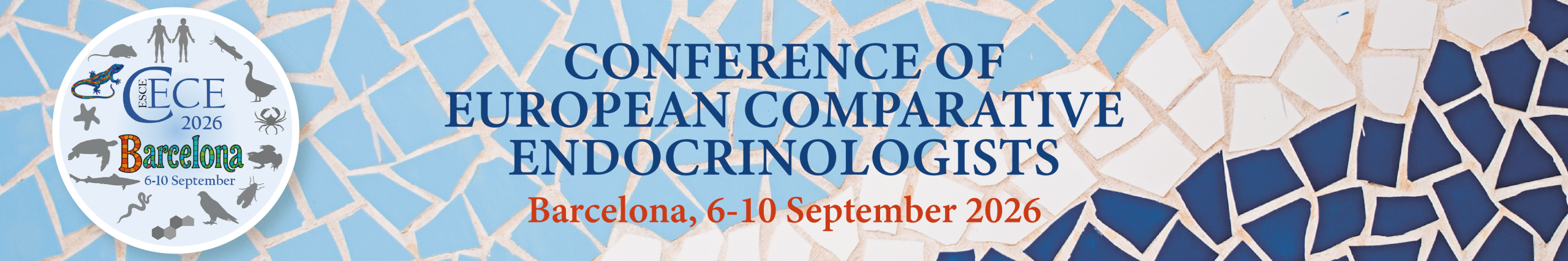 CECE 2026. Conference of European Comparative Endocrinologists (ESCE). Barcelona, 6-10 September 2026